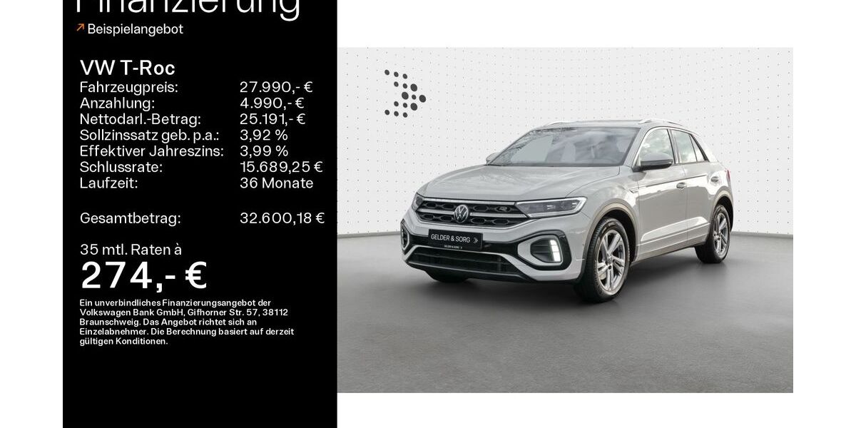 VW T-Roc 73.500 km 27.490 &euro; Bad Kissingen 97688