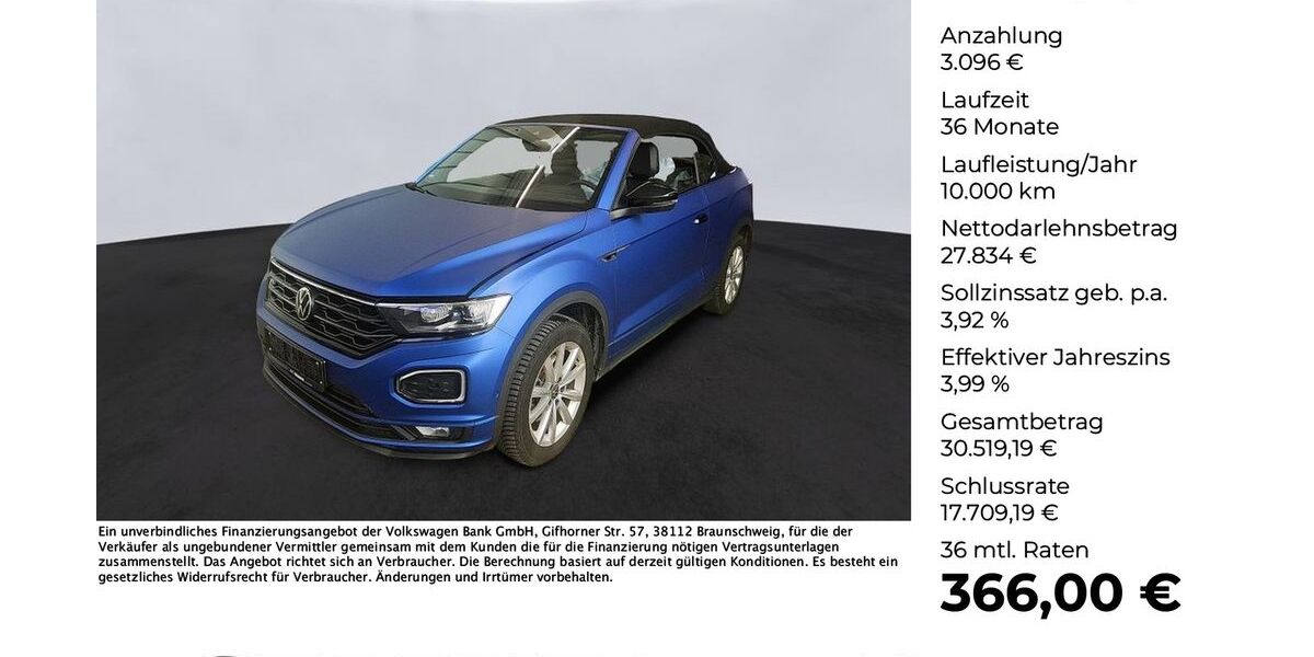 VW T-Roc 34.525 km 30.930 &euro; Osnabrück 49078