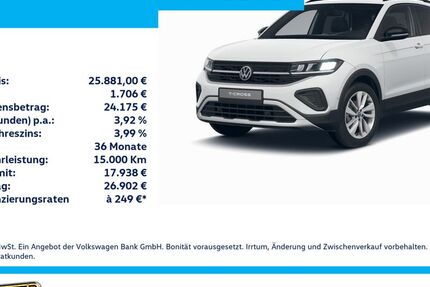 VW T-Cross 6.280 km 25.881 &euro; Krefeld 47803