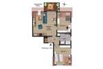 Etagenwohnung Klein Meckelsen - 3 Zimmer, 71 m&sup2;, 259.000&euro; | Angebot:25699490