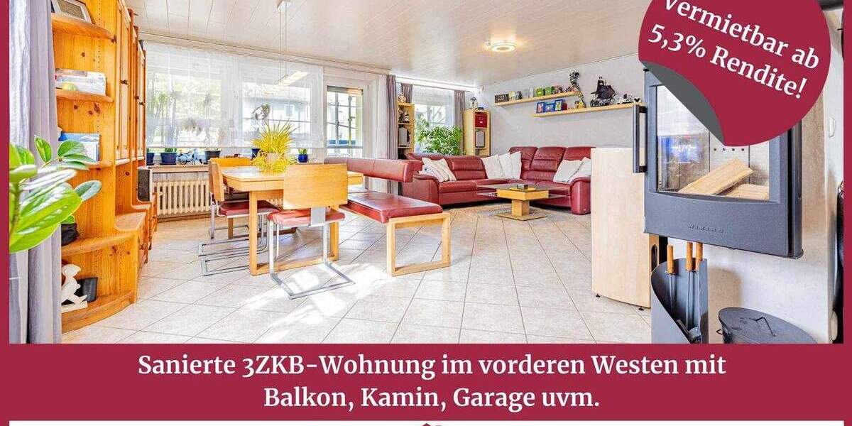 Etagenwohnung Kassel West - 3 Zimmer, 122 m&sup2;, 305.000&euro; | Angebot:25606355