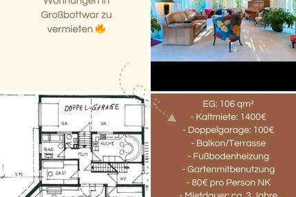 Wohnung Steinheim an der Murr - 3 Zimmer, 106 m&sup2;, 1.400&euro; | Angebot:26407639