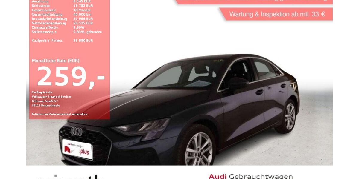 Audi A3 27.577 km 35.130 &euro; Moers-Hülsdonk 47441