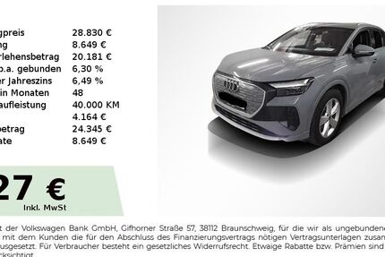 Audi Q4 e-tron 54.900 km 28.830 &euro; Höchstadt an der Aisch 91315