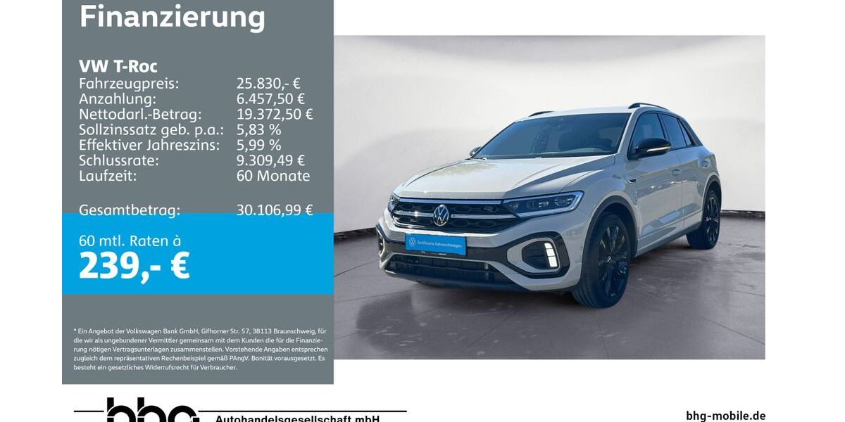 VW T-Roc 21.667 km 25.830 &euro; Rottweil 78628