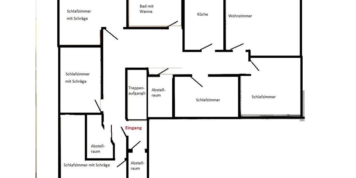 Dachgeschoßwohnung Oberharz am Brocken Hasselfelde - 6 Zimmer, 110 m&sup2;, 620&euro; | Angebot:26123976