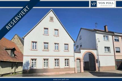 Stilvolles Gebäudeensemble - großes Grundstück mit Neu- & Ausbaureserve - Neckarblick