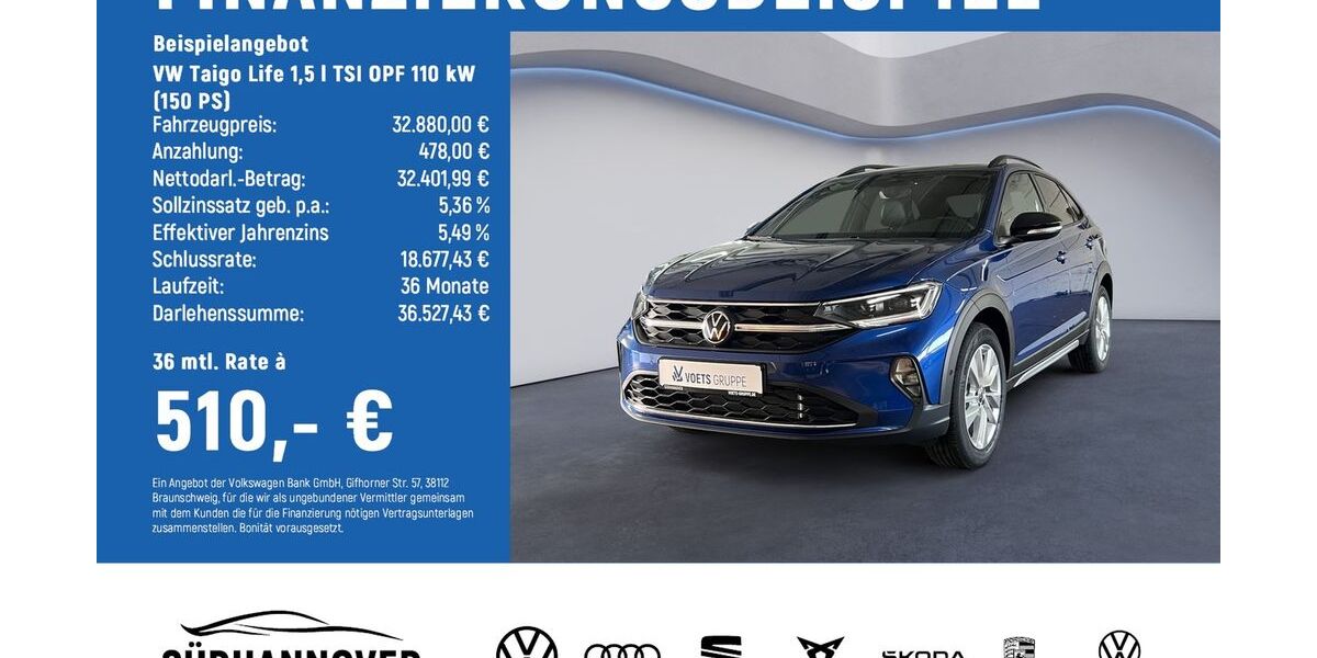 VW Taigo 2.000 km 32.880 &euro; Göttingen 37081