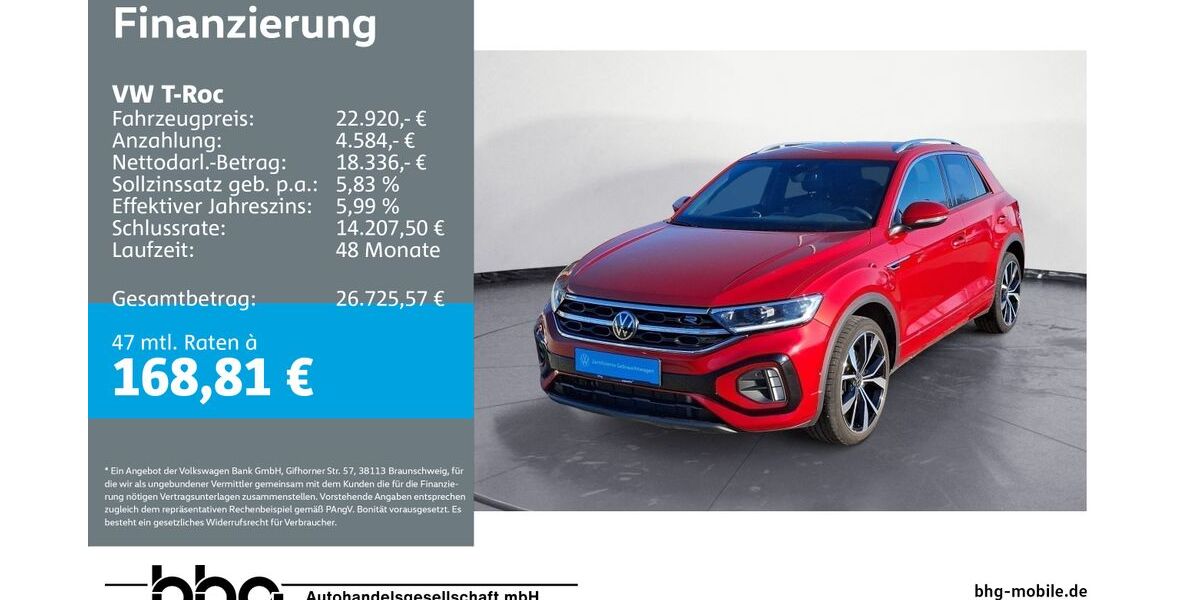 VW T-Roc 20.359 km 22.920 &euro; Balingen 72336