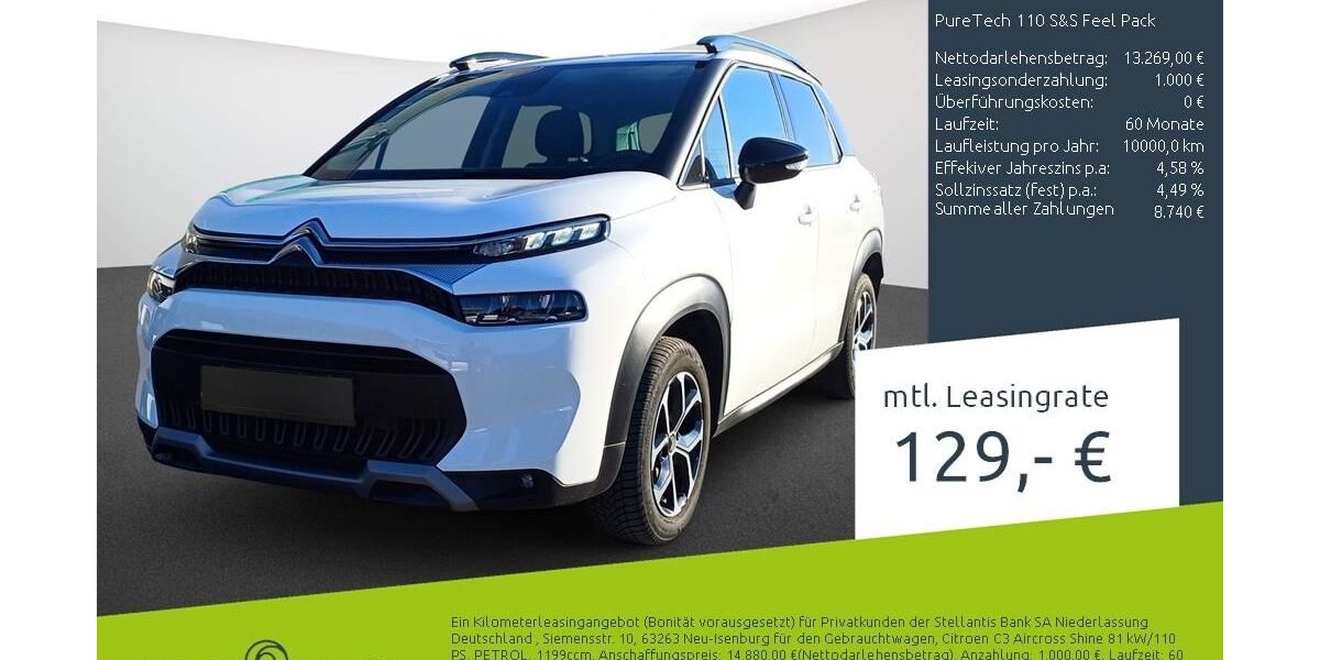 Citroen C3 Aircross 12.328 km 13.250 &euro; Stuhr 28816