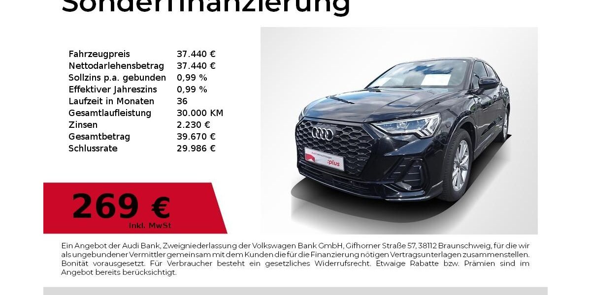 Audi Q3 21.267 km 37.440 &euro; Erlangen 91058