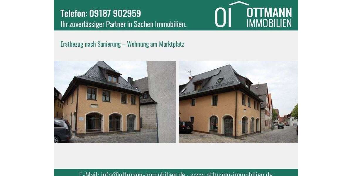 Etagenwohnung Altdorf b. Nürnberg - 2.5 Zimmer, 78 m&sup2;, 720&euro; | Angebot:24569733