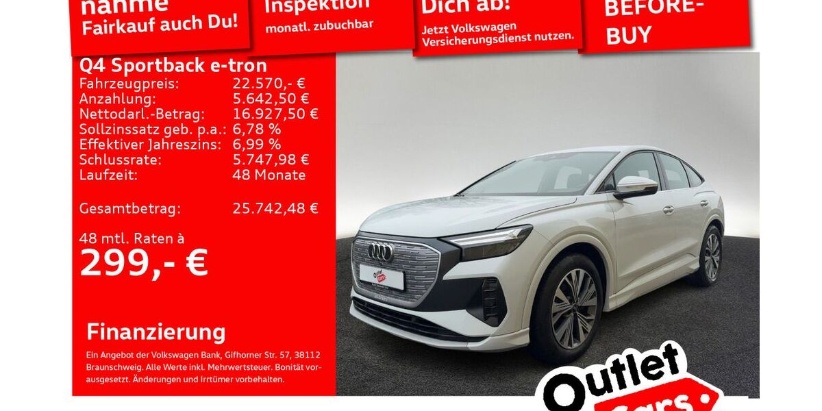 Audi Q4 e-tron 49.021 km 22.570 &euro; Senden 89250