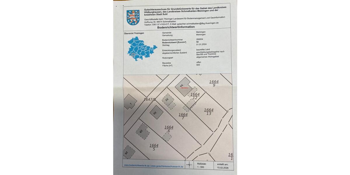 Einfamilienhaus Meiningen - 5 Zimmer, 115 m&sup2;, 195.000&euro; | Angebot:26414471
