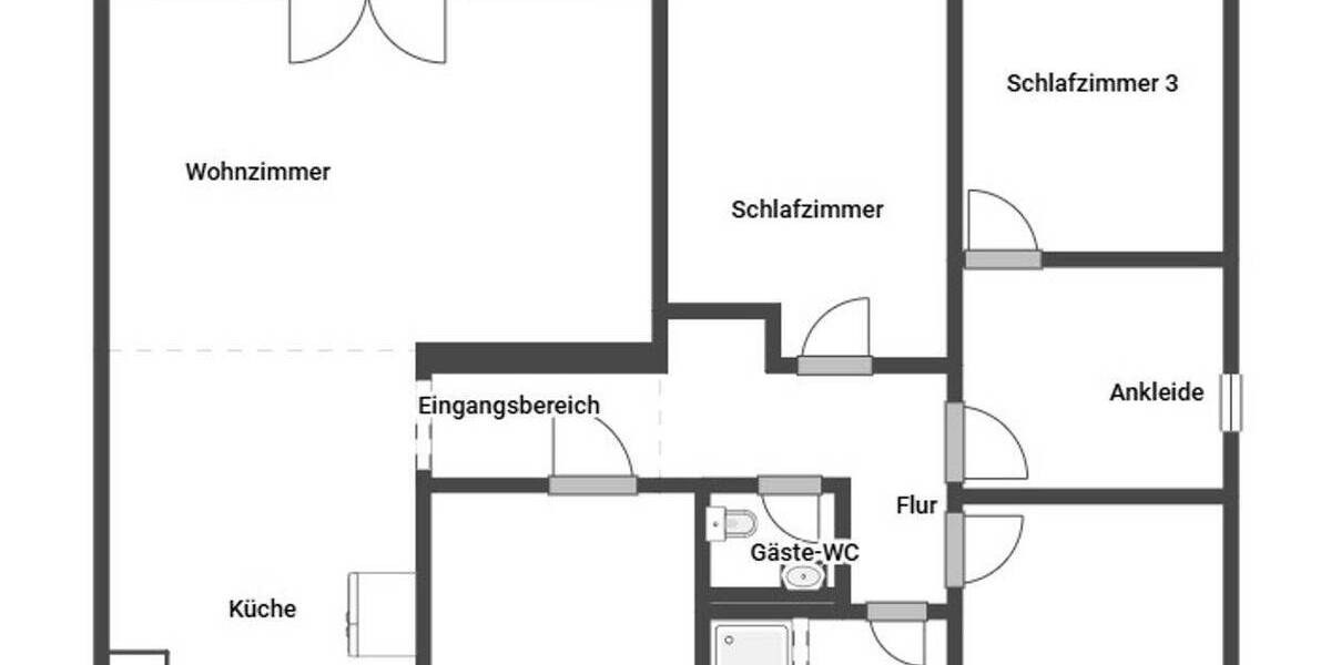 Etagenwohnung Goldbach - 4 Zimmer, 112 m&sup2;, 465.000&euro; | Angebot:26689244