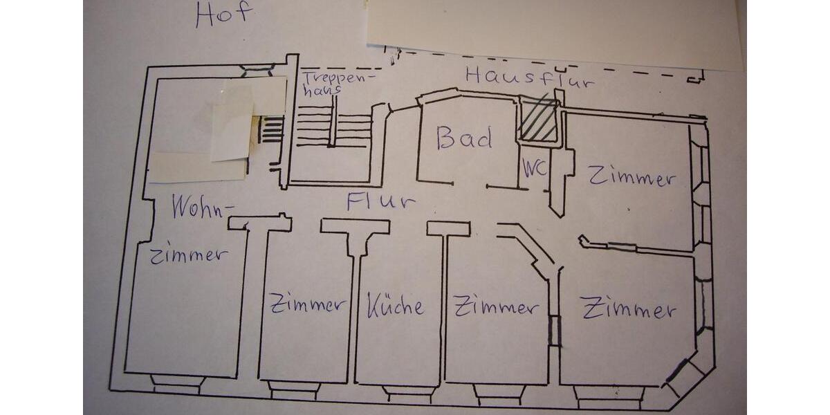 5 - Zimmer - Altbauwohnung , Nbg. - Südstadt , keine WG 5 zimmer