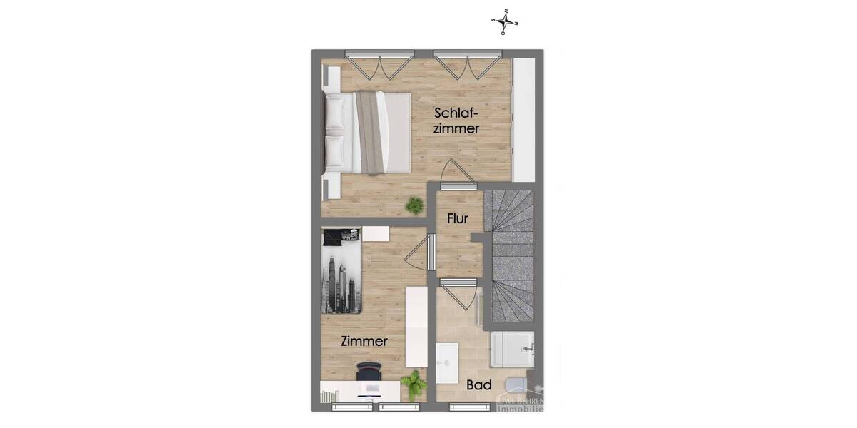Reihenmittelhaus Elsdorf - 3 Zimmer, 78 m&sup2;, 780&euro; | Angebot:26205601