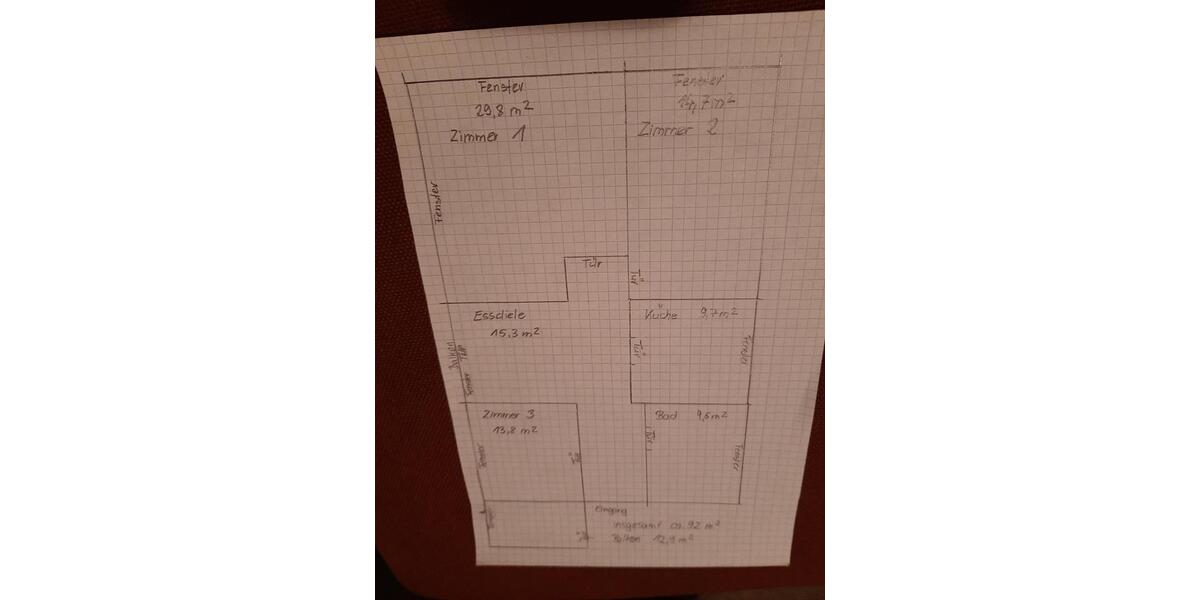 3 Raum Wohnung mit Balkon und Essdiele in Torgau OT Welsau 3 zimmer
