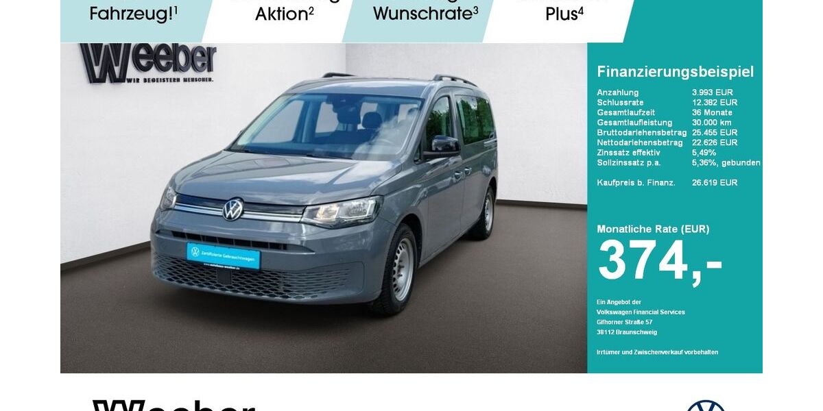 VW Caddy Maxi 90.857 km 26.619 &euro; Herrenberg 71083