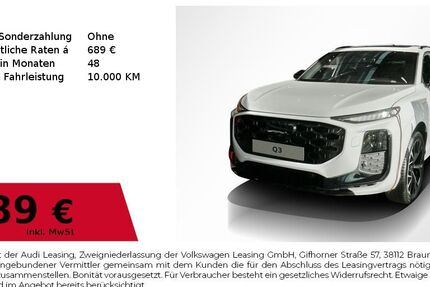 Audi Q3 3.500 km 57.880 &euro; Nürnberg 90411