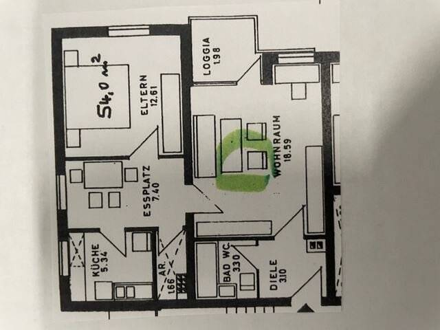 Etagenwohnung Oerlinghausen - 3 Zimmer, 54 m&sup2;, 95.000&euro; | Angebot:25703917