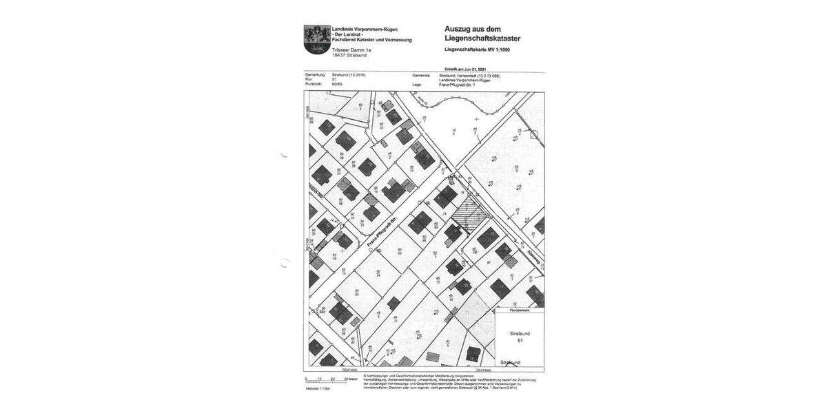 Grundstück Stralsund Tribseer Wiesen - 135.000&euro; | Angebot:25680508
