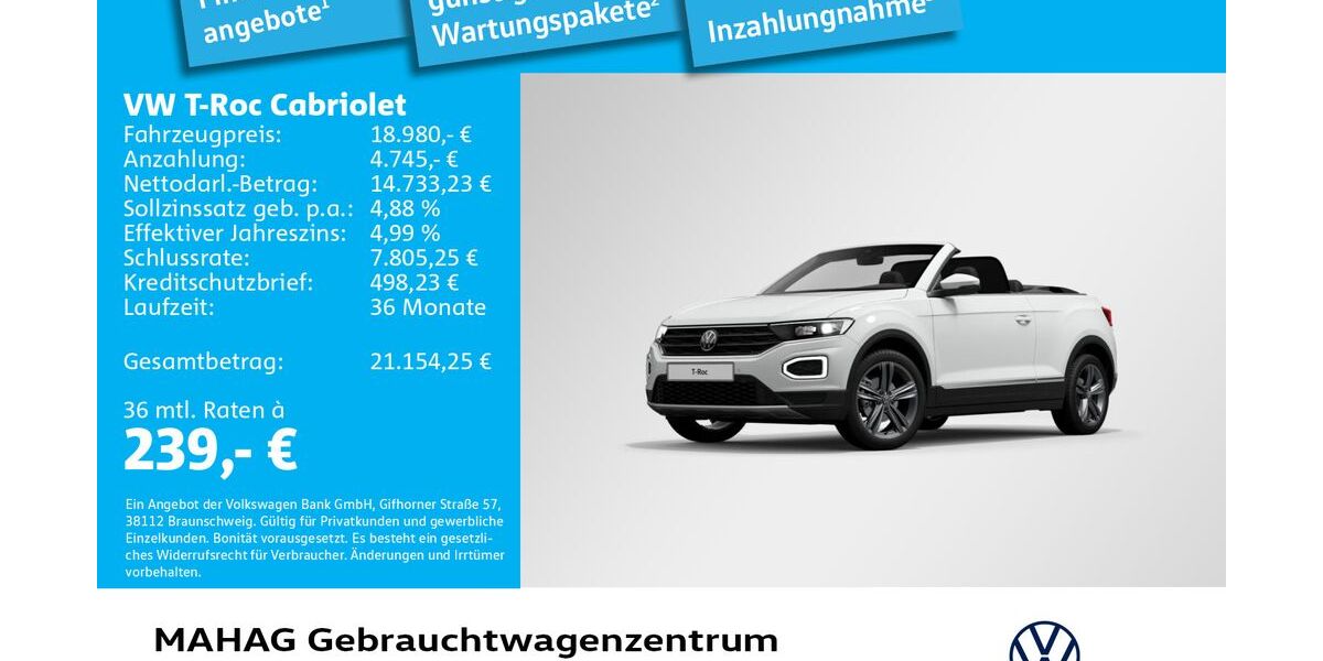 VW T-Roc 46.070 km 18.980 &euro; München 80935