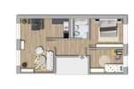 Etagenwohnung Dessau-Roßlau Innenstadt - 3 Zimmer, 55 m&sup2;, 368&euro; | Angebot:26798037