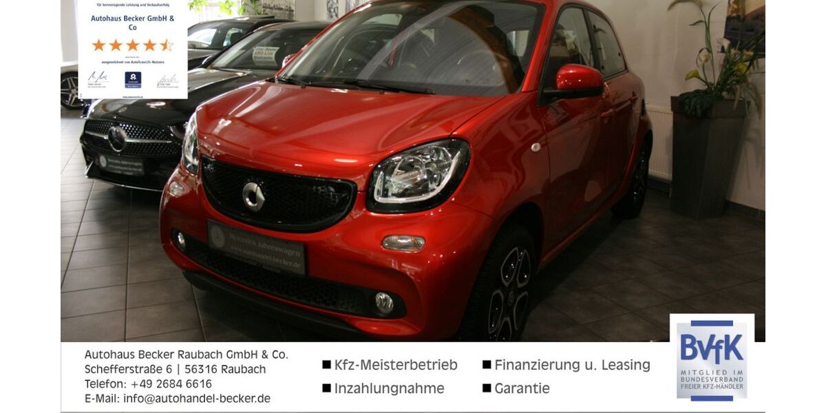 Smart ForFour 29.500 km 12.490 &euro; Raubach 56316