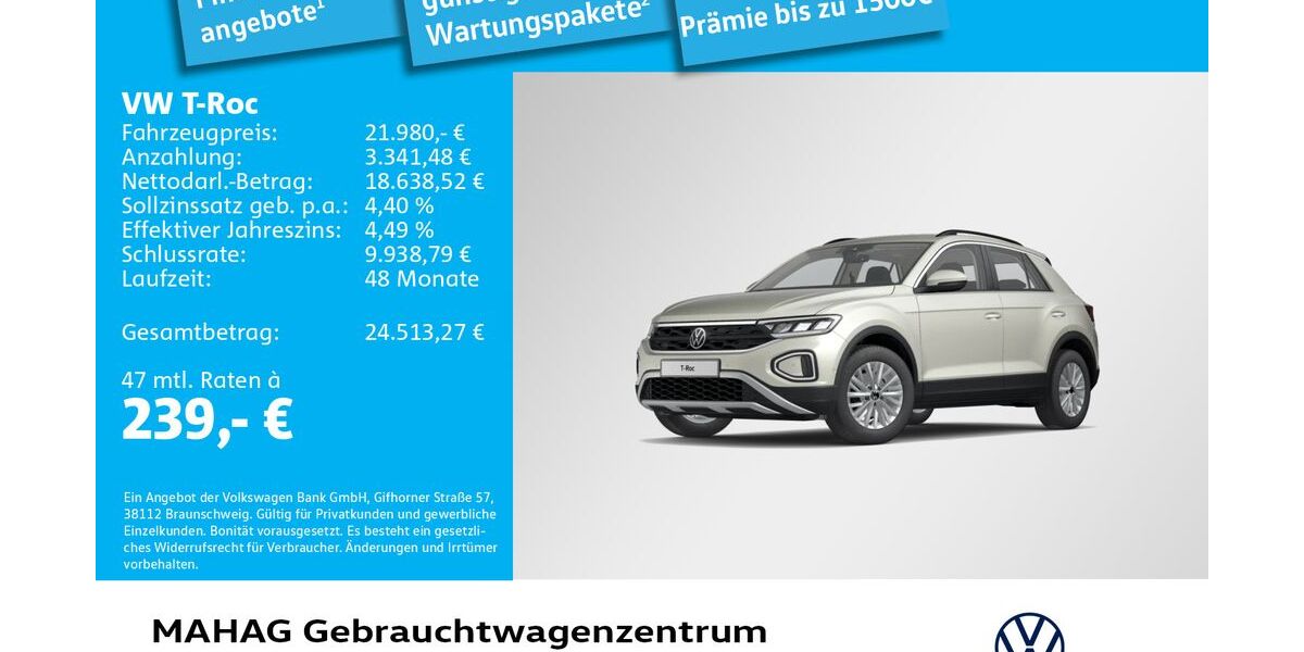 VW T-Roc 78.619 km 21.980 &euro; München 80935
