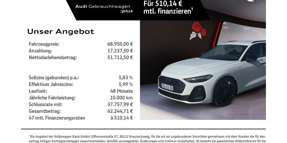 Audi A5 11.507 km 53.949 &euro; Donaueschingen 78166