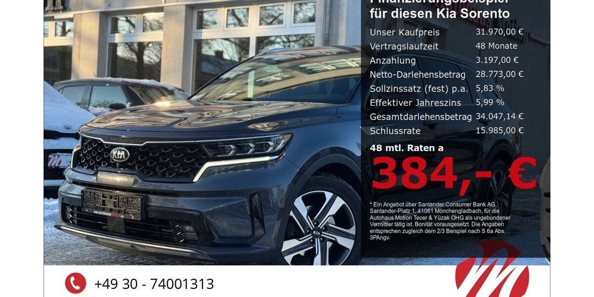 Kia Sorento 108.000 km 31.970 &euro; Berlin 12305