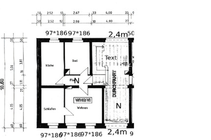 Fast barrierefreie EG-Wohnung nähe Fürth Stadtpark 2 zimmer