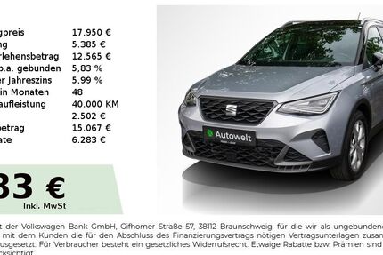 Seat Arona 19.150 km 17.950 &euro; Nürnberg 90431