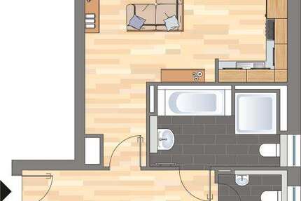 Wohnung zum Mieten in Holzwickede 530,84 € 81.92 m² 3 zimmer