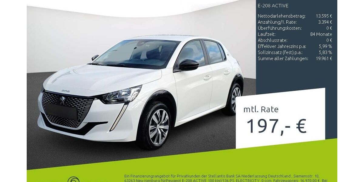 Peugeot 208 22.448 km 16.479 &euro; Ahaus 48683