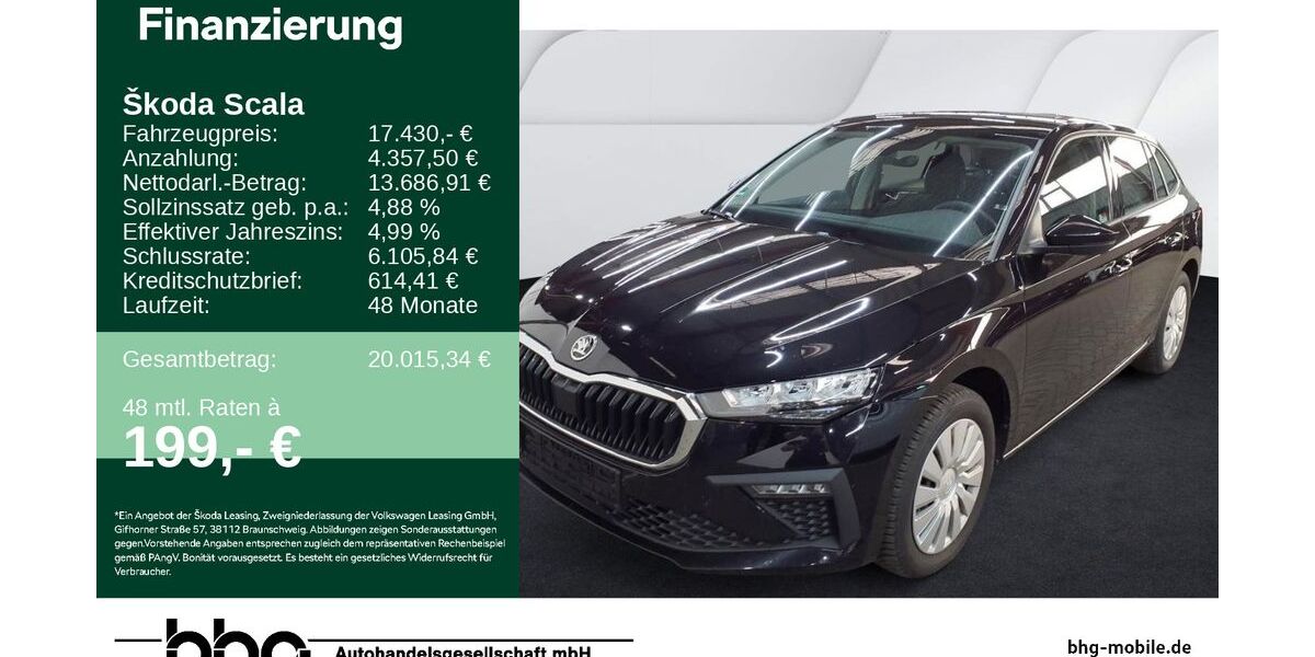 Skoda Scala 25.860 km 17.430 &euro; Mössingen 72116