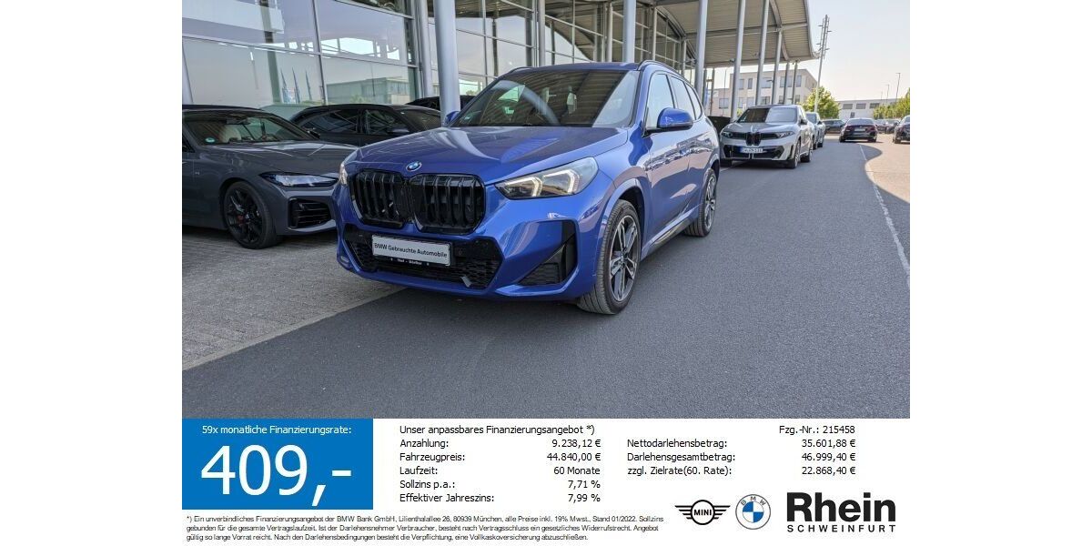 BMW X1 13.791 km 44.840 &euro; Schweinfurt 97424