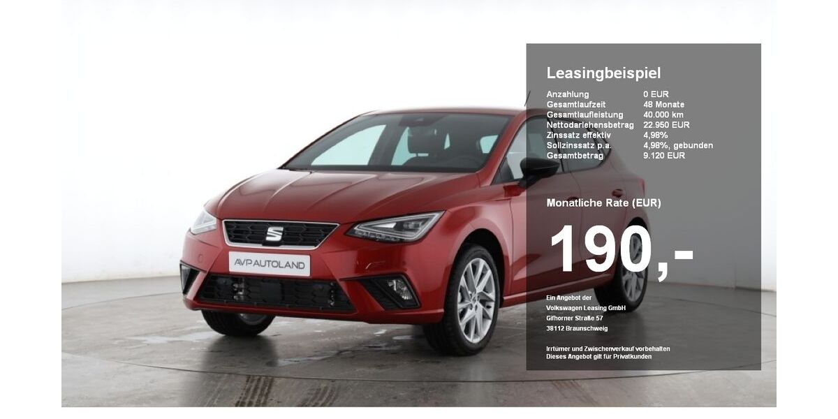 Seat Ibiza 7.990 km 21.450 &euro; Plattling 94447