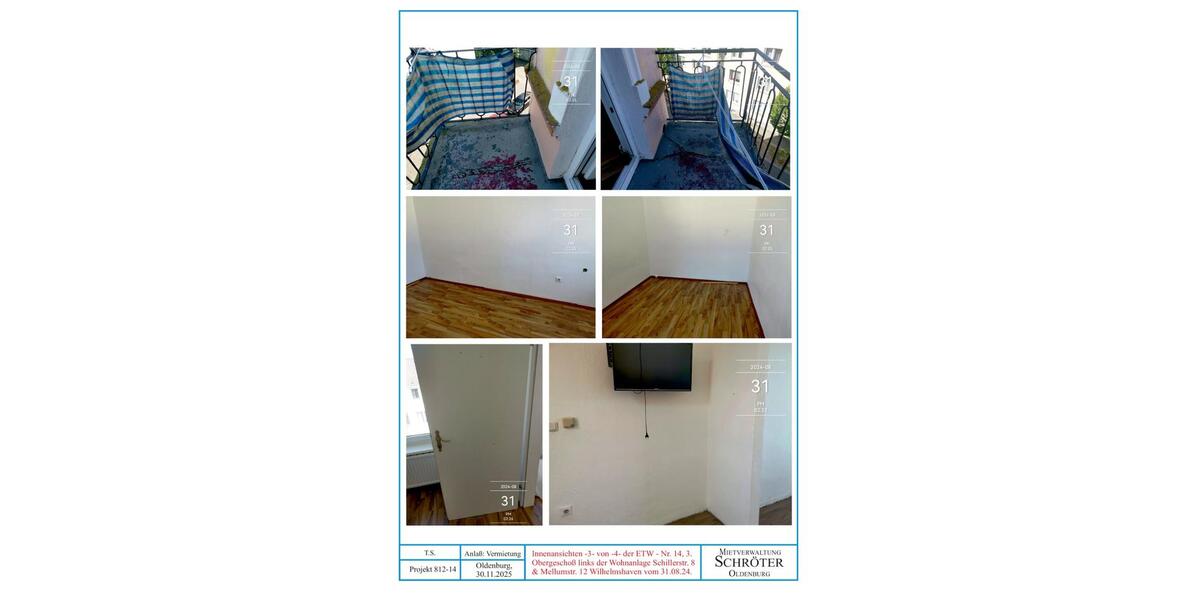 Günstige Mansarden- & Balkonwohnung in Wilhelmshaven - Bant 5 zimmer