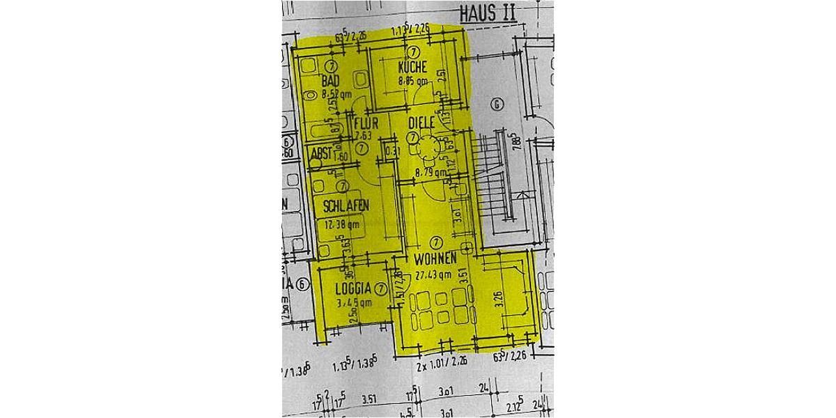 Etagenwohnung Soest Soest - 2 Zimmer, 74 m&sup2;, 210.000&euro; | Angebot:23963109