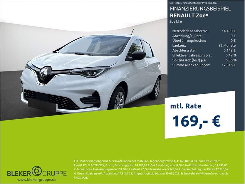 Renault ZOE 29.992 km 13.180 € Münster - Amelsbüren 48163