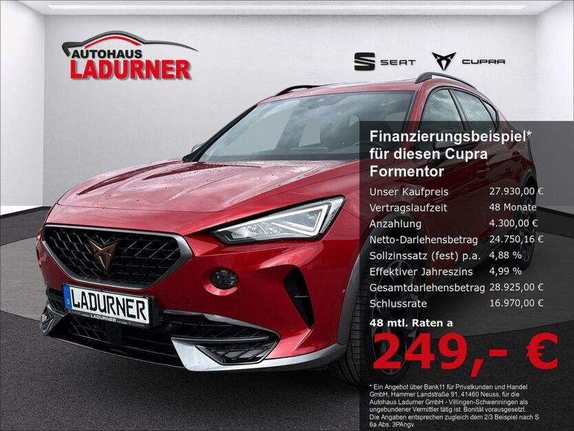 Cupra Formentor 48.600 km 27.930 € Villingen-Schwenningen 78052