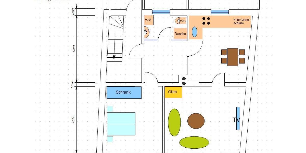 Etagenwohnung Kröslin - 3 Zimmer, 63 m&sup2;, 500&euro; | Angebot:26578839