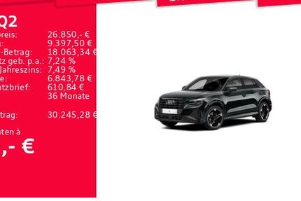 Audi Q2 33.028 km 26.850 &euro; Frankfurt am Main 60326