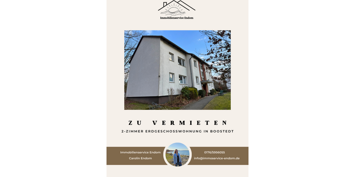Etagenwohnung Boostedt - 2 Zimmer, 33 m&sup2;, 330&euro; | Angebot:26988996