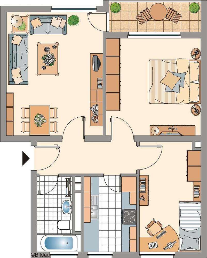 Wohnung zum Mieten in Gelsenkirchen 449 € 58.73 m²