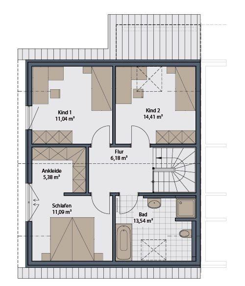 Doppelhaushälfte Frickenhausen - 4 Zimmer, 127 m&sup2;, 1.940&euro; | Angebot:25920769