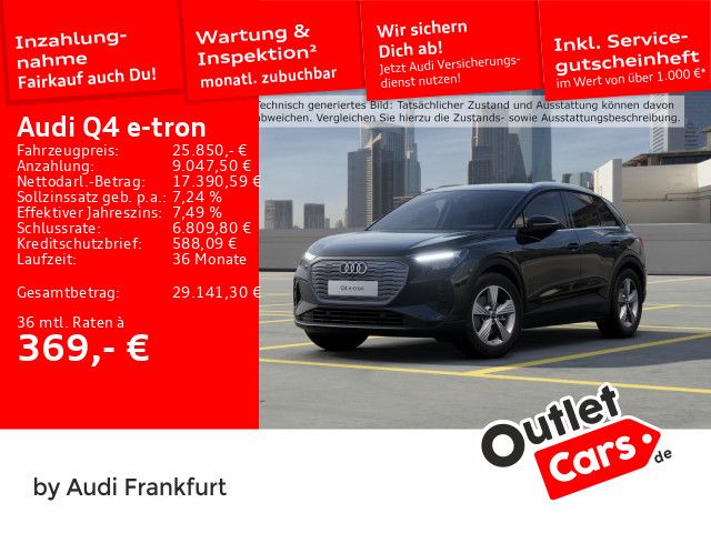 Audi Q4 e-tron 21.821 km 25.850 &euro; Frankfurt am Main 60314