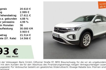 VW T-Roc 42.896 km 20.190 &euro; Fürth 90763